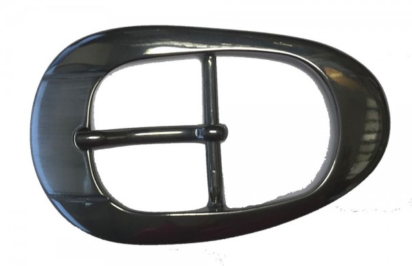 Gürtelschließe Stegbreite 40mm silber brüniert