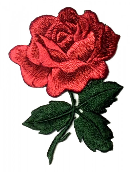 Applikation Rose 80 x 55mm