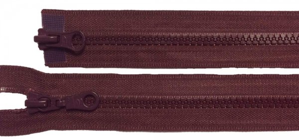 RV rot bordeaux, 070 cm Kunststoff teilbar 2-Wege Krampe