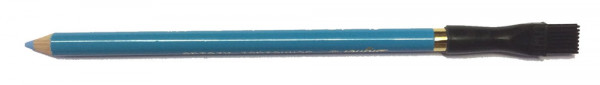 Kreidestift blau mit Löschbürste