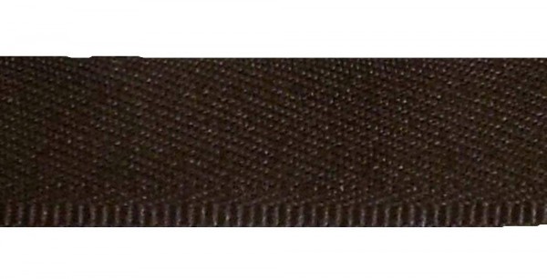 25 m Hosenschonerband/Stoßborte 15 mm dunkel braun col. 648