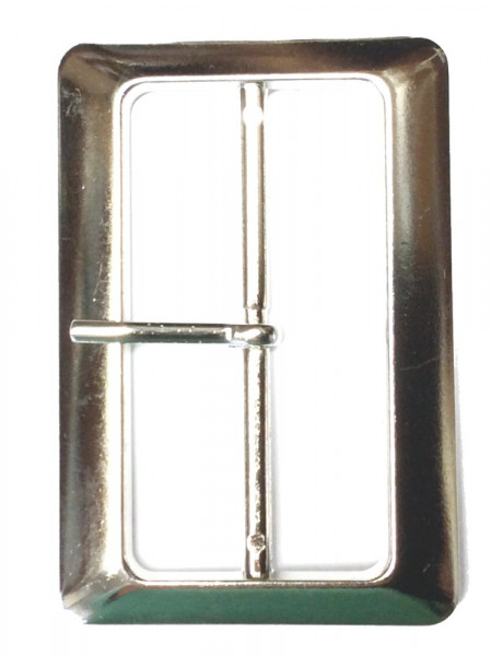 Gürtelschließe Stegbreite 50 mm silber