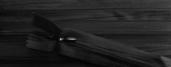 RV schwarz, 025 cm Kunststoff nahtverdeckt