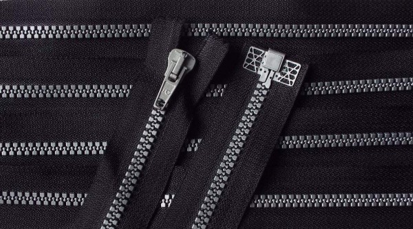 RV schwarz, 080 cm Kunststoff teilbar Krampe