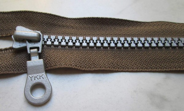 RV braun toupe, 100 cm Kunststoff teilbar Krampe