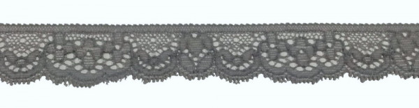 1,40 m Dessousspitze elastisch 025 mm grau