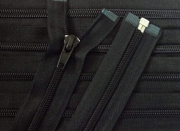 RV schwarz, 080 cm Kunststoff teilbar Spirale