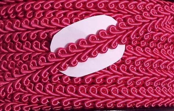 Posamentenborte 10 mm pink