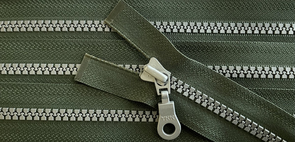 RV grün oliv,078 cm Kunststoff teilbar Krampe