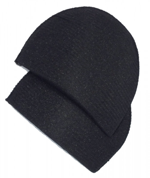 Schulterpolster Halbmond klein schwarz