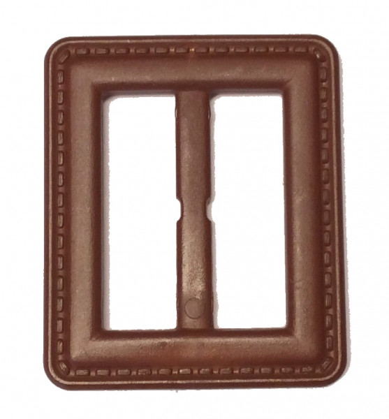 Gürtelschließe Stegbreite 40 mm cognac