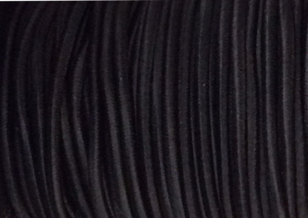 4 m elastische Kordel 5 mm schwarz