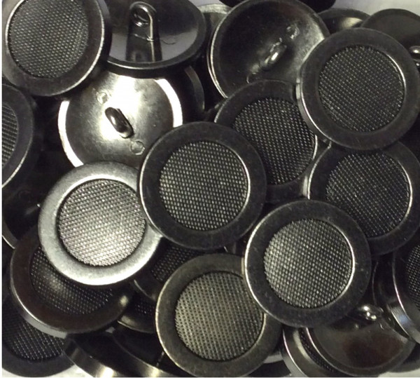 Knopf 20 mm altsilber