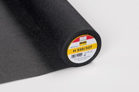 Bügeleinlage H 250 schwarz 1 m | 25 m