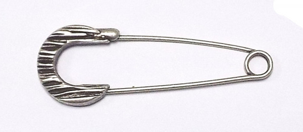 Kilt-Nadel silber antik 75 x 25mm