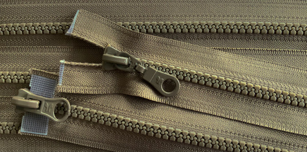 RV braun toupe, 085 cm Kunststoff teilbar 2-Wege Krampe