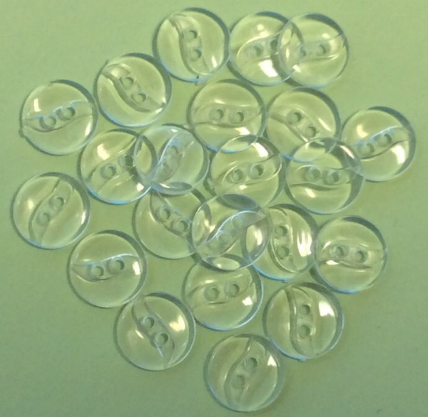 Knopf transparent 14 mm