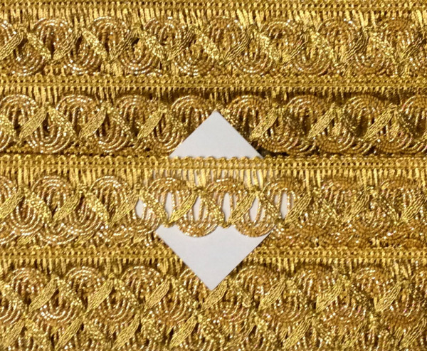 Borte Lurex 25 mm gold