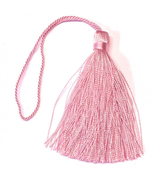 10 Quasten rose 90 mm