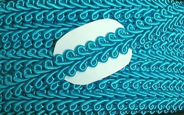 Posamentenborte 10 mm türkis