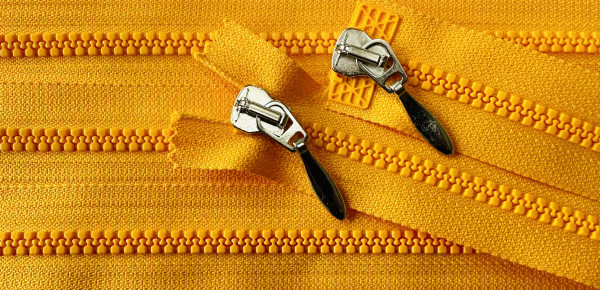 RV gelb, 050 cm Kunststoff teilbar 2-Wege Krampe R