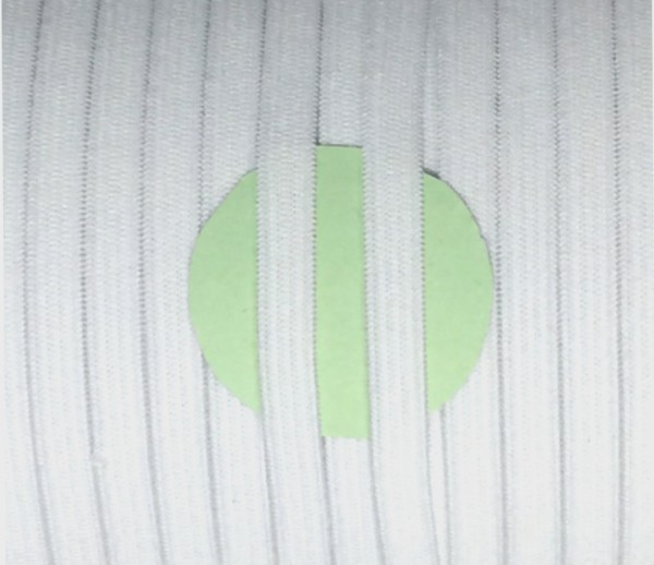 Gummilitze 5 mm weiß 300m Rolle