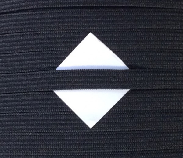 Gummilitze 7 mm schwarz