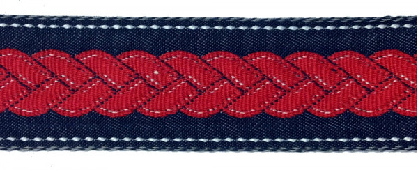 Band 55 mm jeans/rot