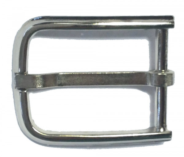 Gürtelschließe Stegbreite 30 mm silber