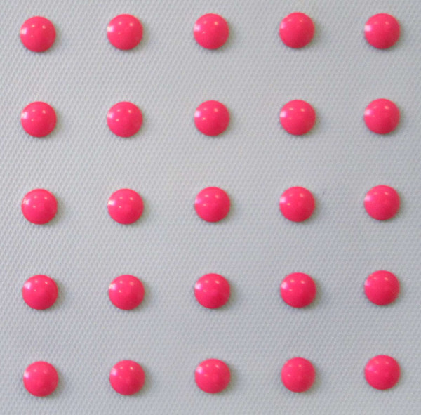 25 Dekopunkte neon pink