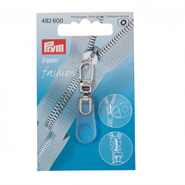 Prym 482600 Fashion-Zipper, Gummi, transparent
