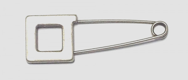 Kilt-Nadel silber antik 75 x 25mm