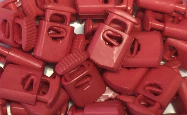 Kordelstopper koralle 1-Loch