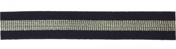 Band marine silber grau 25mm