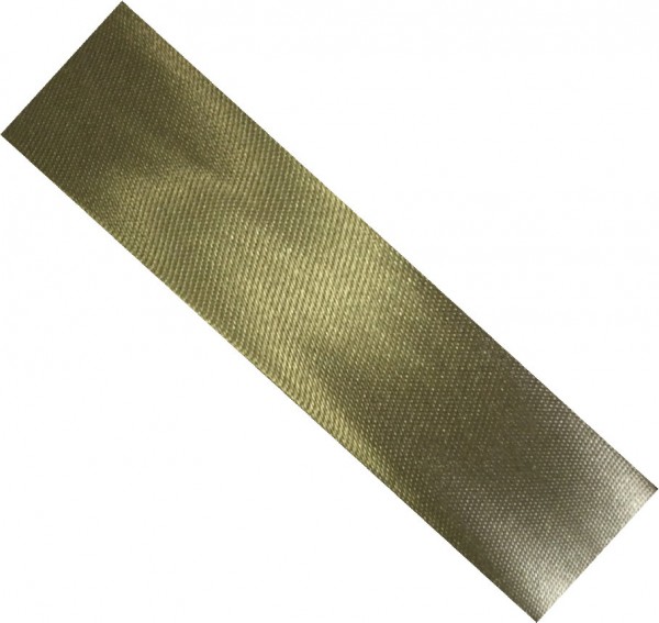 Satinschrägband 20 mm oliv Fa.7045 vorgefalzt