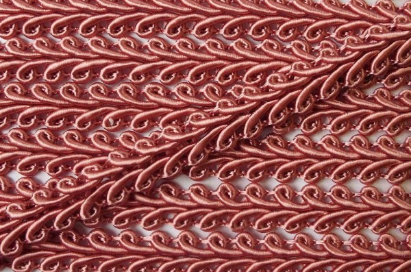 Posamentenborte 10 mm alt rosa