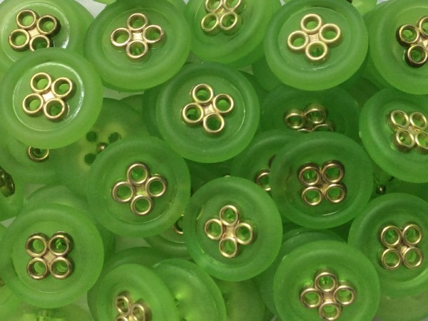 Knopf grün 18 mm