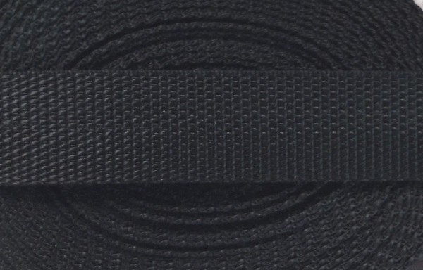 PP Gurtband 20 mm schwarz