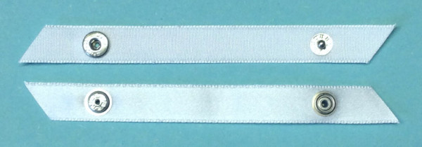 Prym 401126 Trägerbandhalter weiß 2 Paar