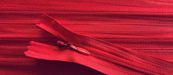 RV rot kirschrot, 022 cm Kunststoff nahtverdeckt