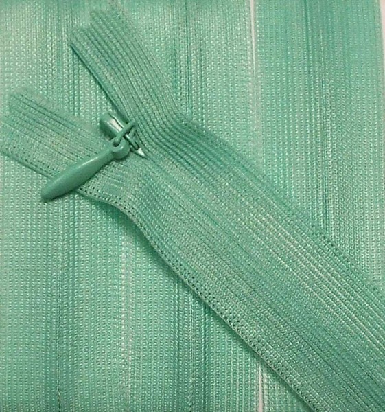 RV grün mint, 060 cm Kunststoff nahtverdeckt