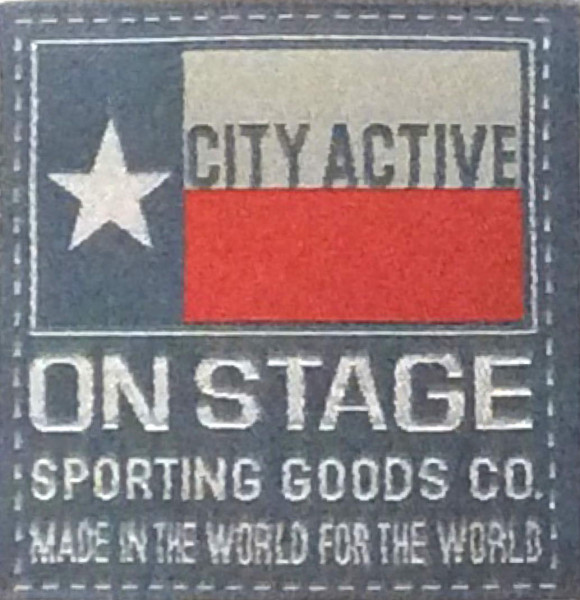 Applikation grau rot 60 x 60 mm zum Aufbügeln