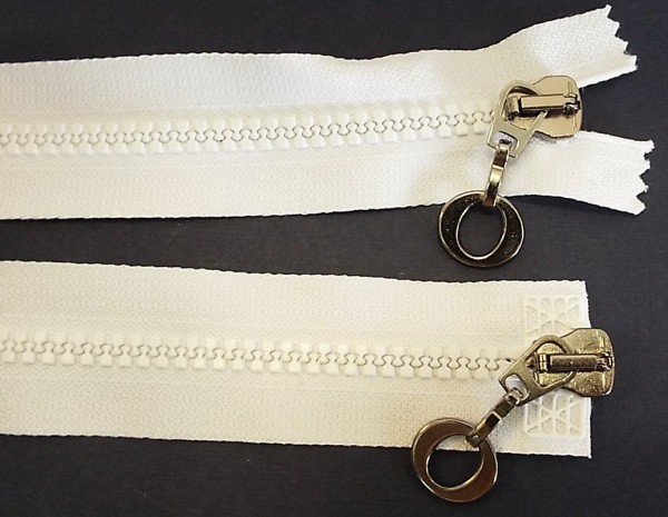 RV weiß, 040 cm Kunststoff teilbar 2-Wege Krampe