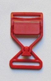 Steckschnalle rot Steg 35 mm