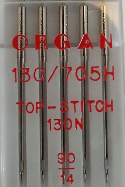 Nähmaschinennadeln 130/705 Top Stitch 90