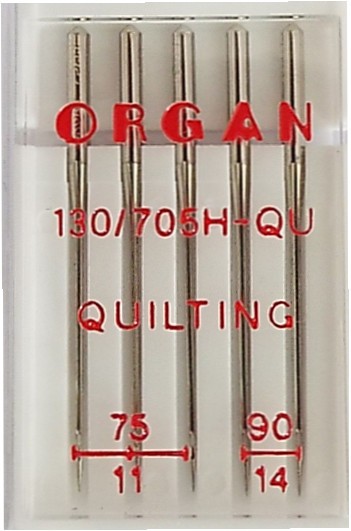 Nähmaschinennadeln Quilting / Steppnadeln 75 - 90 130/705