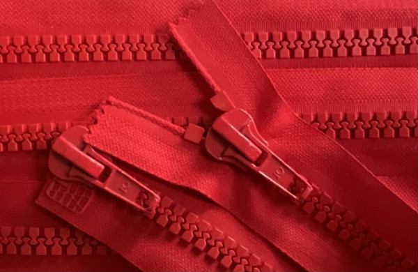 RV rot, 080 cm Kunststoff teilbar 2-Wege Krampe