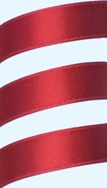 Satinband Double Face 016 mm rot