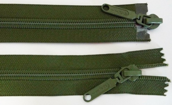 RV grün oliv, 085 cm Kunststoff teilbar 2-Wege Spirale