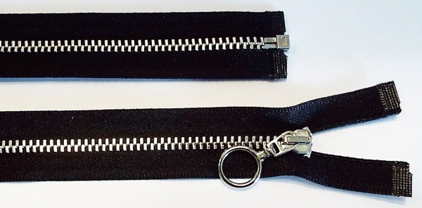 RV schwarz, 249 cm Metall teilbar R